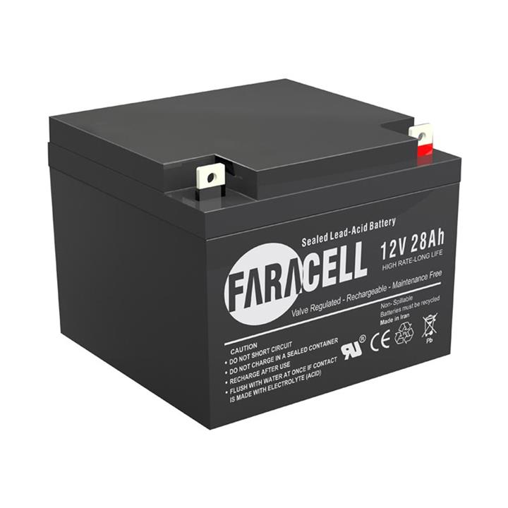 باتری 28 آمپرساعت فاراتل سری Faracell مدل 12V28AH